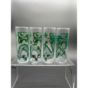 Vntg Princess House Fantasia # 5252 drink ware barware highball glasses w/box